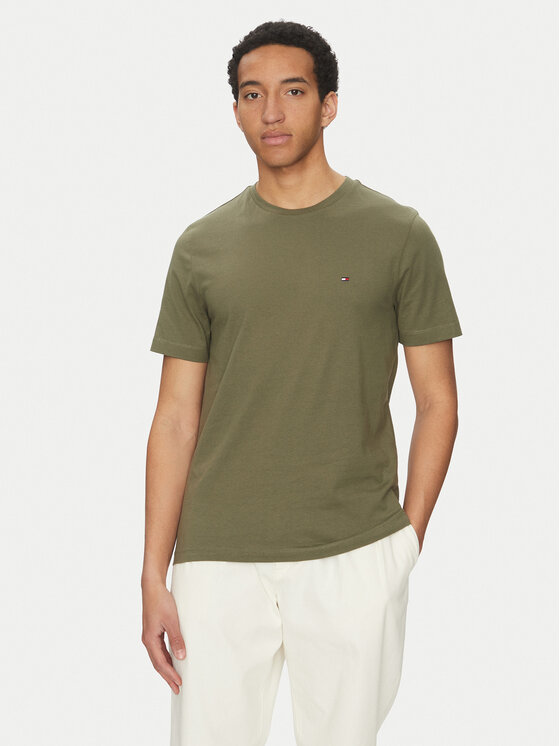 

Футболка обычного кроя Ess Seasonal MW0MW39995 Tommy Hilfiger, зеленый