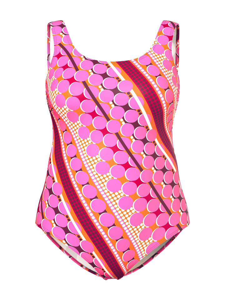 

Купальник Ulla Popken, цвет hibiskuspink