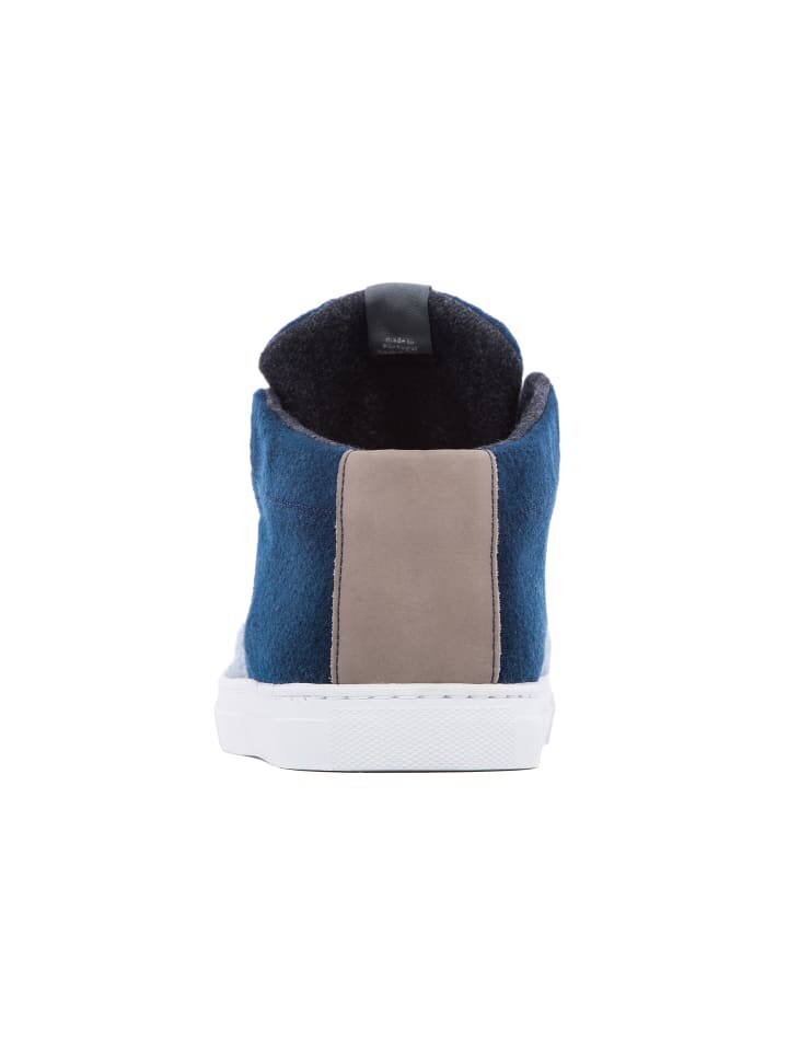 Высокие кроссовки Baabuk Sneaker Hi Sky Wooler, цвет jeans blue — фото 4