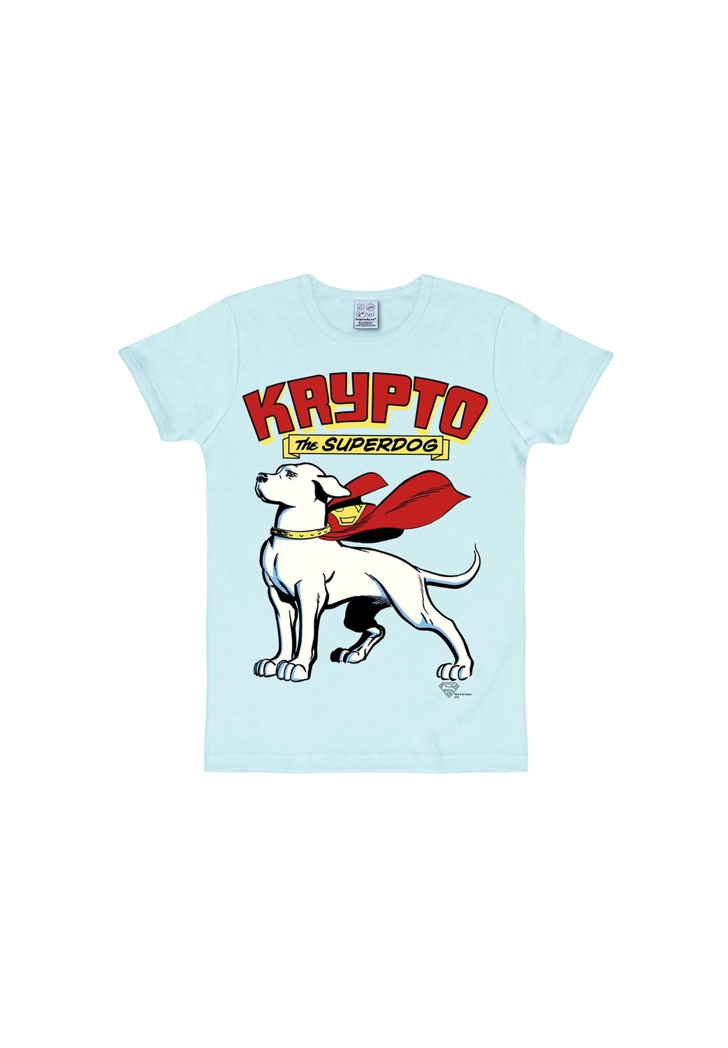 

Футболка Slimfit Krypto The Superdog LOGOSHIRT, светло-голубой