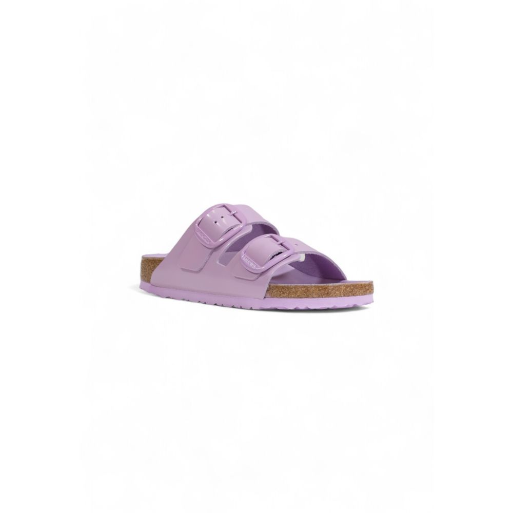 Сандалии из фиолетовой кожи Vegana Birkenstock — фото 3