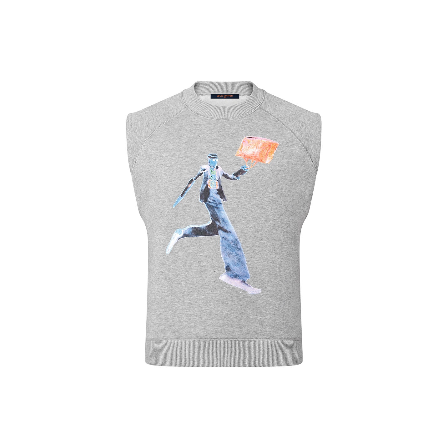 

Футболка мужская серая LOUIS VUITTON, серый