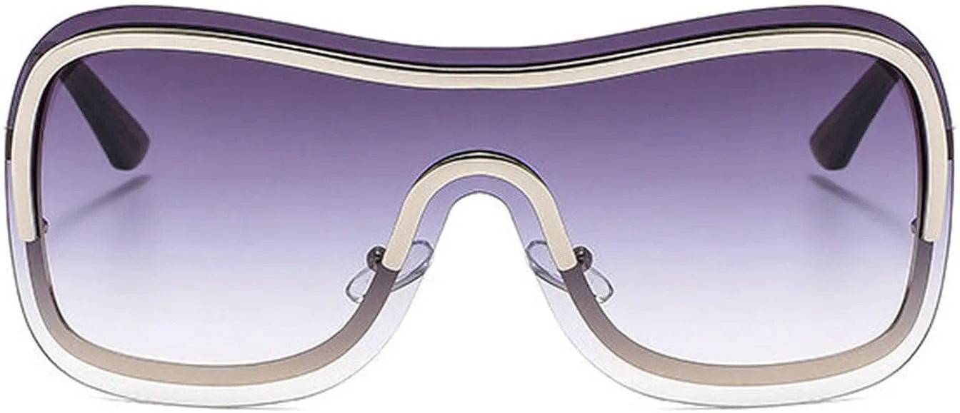 

COTIA 2020 Модные солнцезащитные очки с полой дугой для женщин и мужчин, металлические, цельные, с зеркальными линзами, стильные очки для вождения, Silver Grey