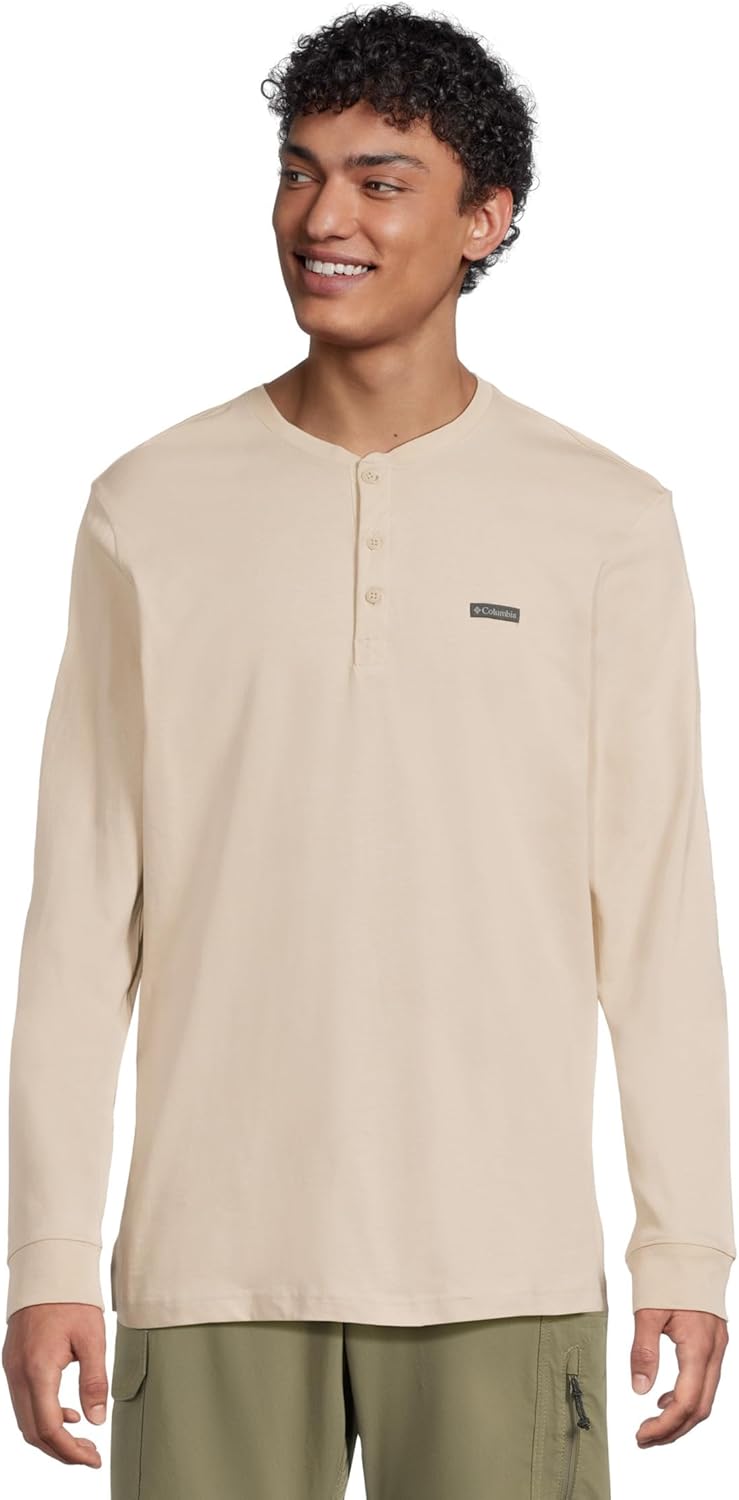 

Columbia мужская рубашка-поло Landroamer с длинным рукавом, Dark Stone