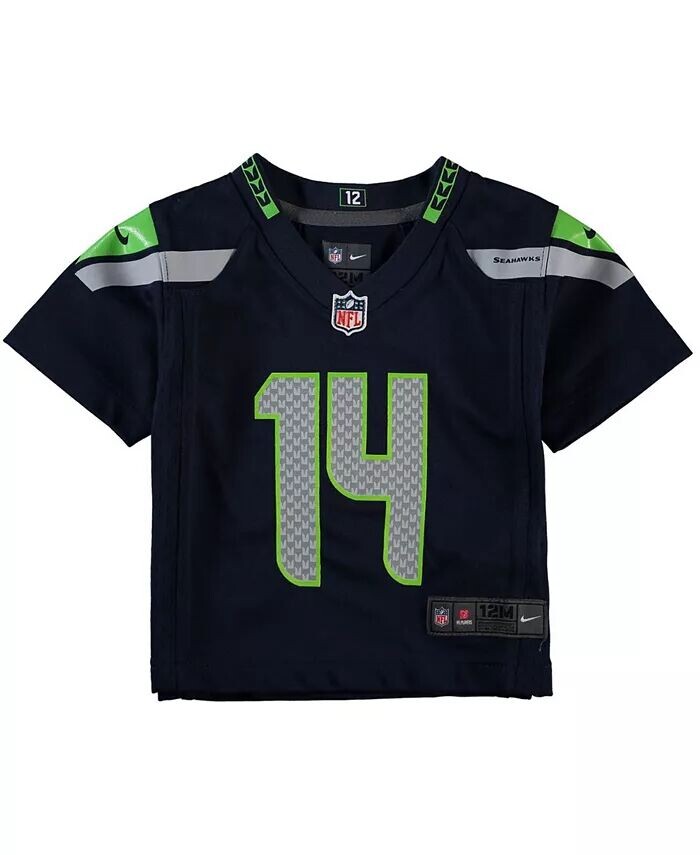 

Игровая майка Infant DK Metcalf College Navy Seattle Seahawks Nike, синий