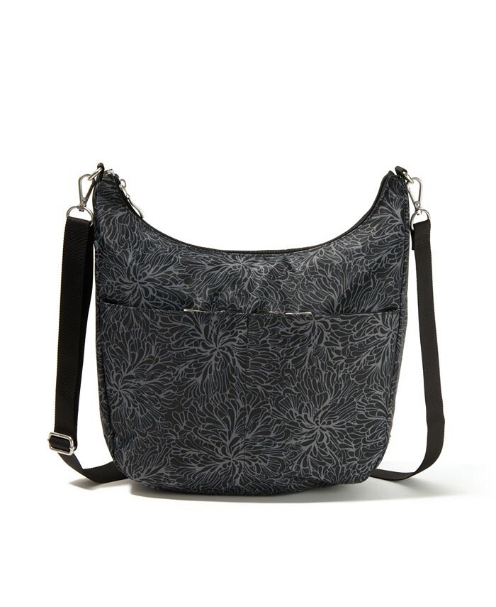 

Кроссбоди Lunar Half Moon Baggallini, цвет Midnight Blossom Print