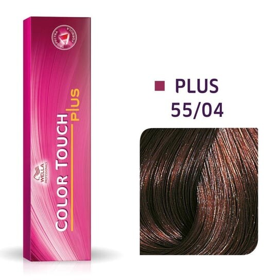 

Полуперманентная краска для волос без аммиака 55/04 60мл Wella Color Touch Plus 55/04