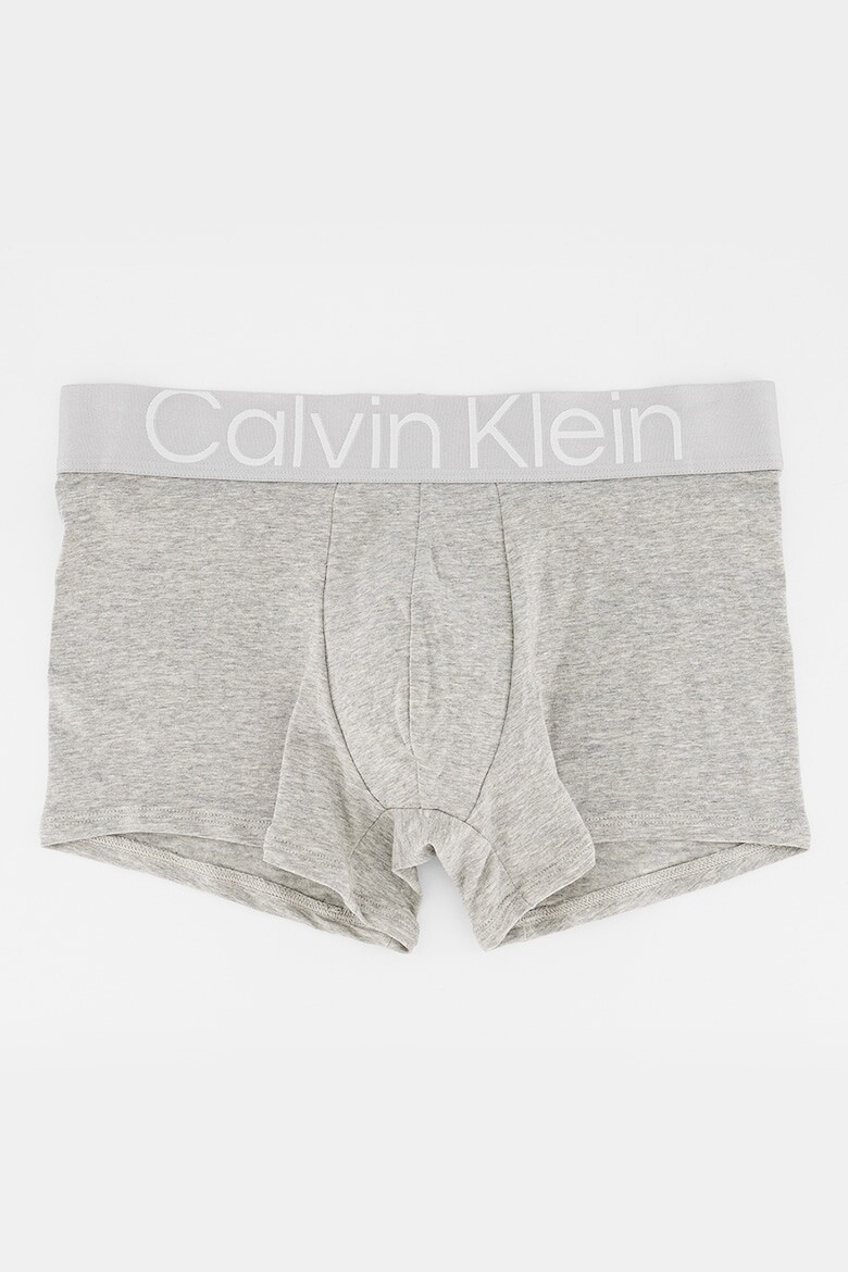 Комплект боксеров Calvin Klein Steel Cotton 3 шт., черный/белый/серый меланж — фото 4