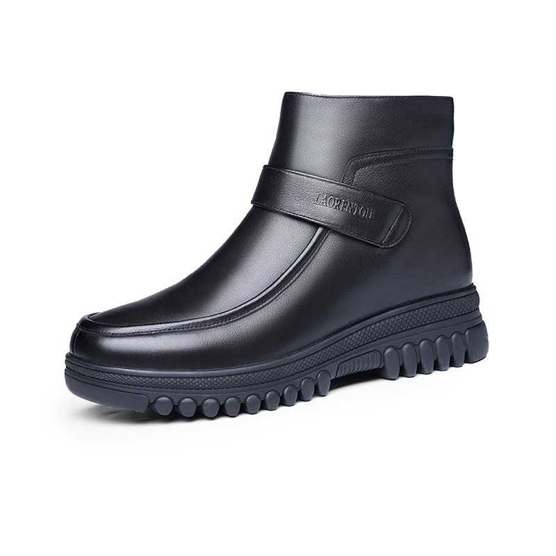LAORENTOU Черные женские ботильоны, цвет Black