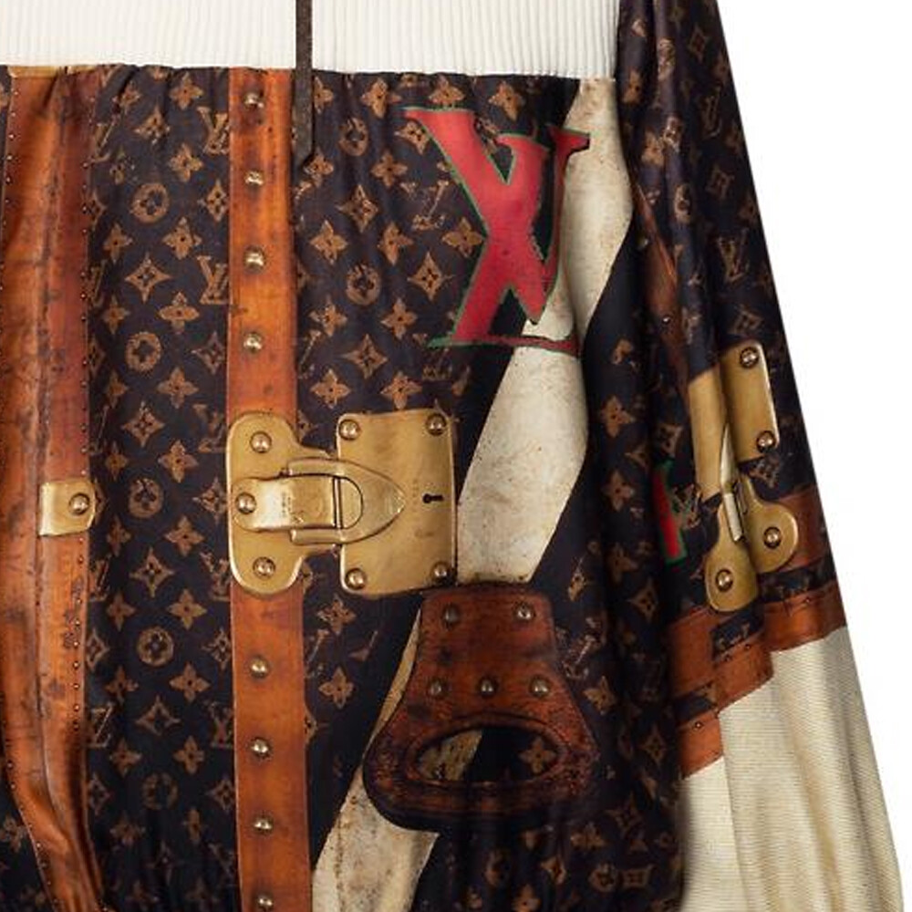 Куртка женская Louis Vuitton бархатная, мультиколор — фото 2