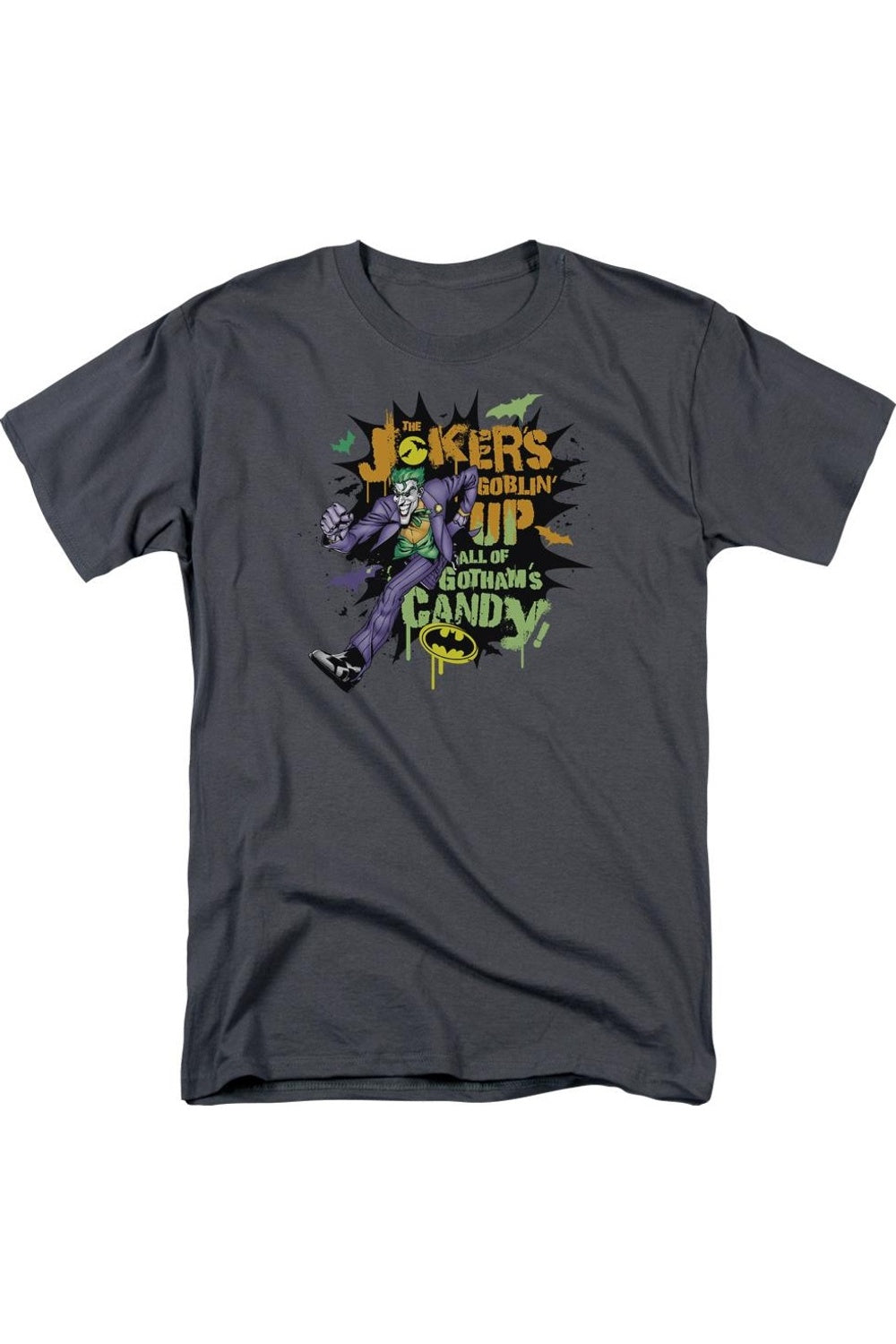

Футболка с коротким рукавом для взрослых Batman Goblin Candy Gildan, цвет charcoal