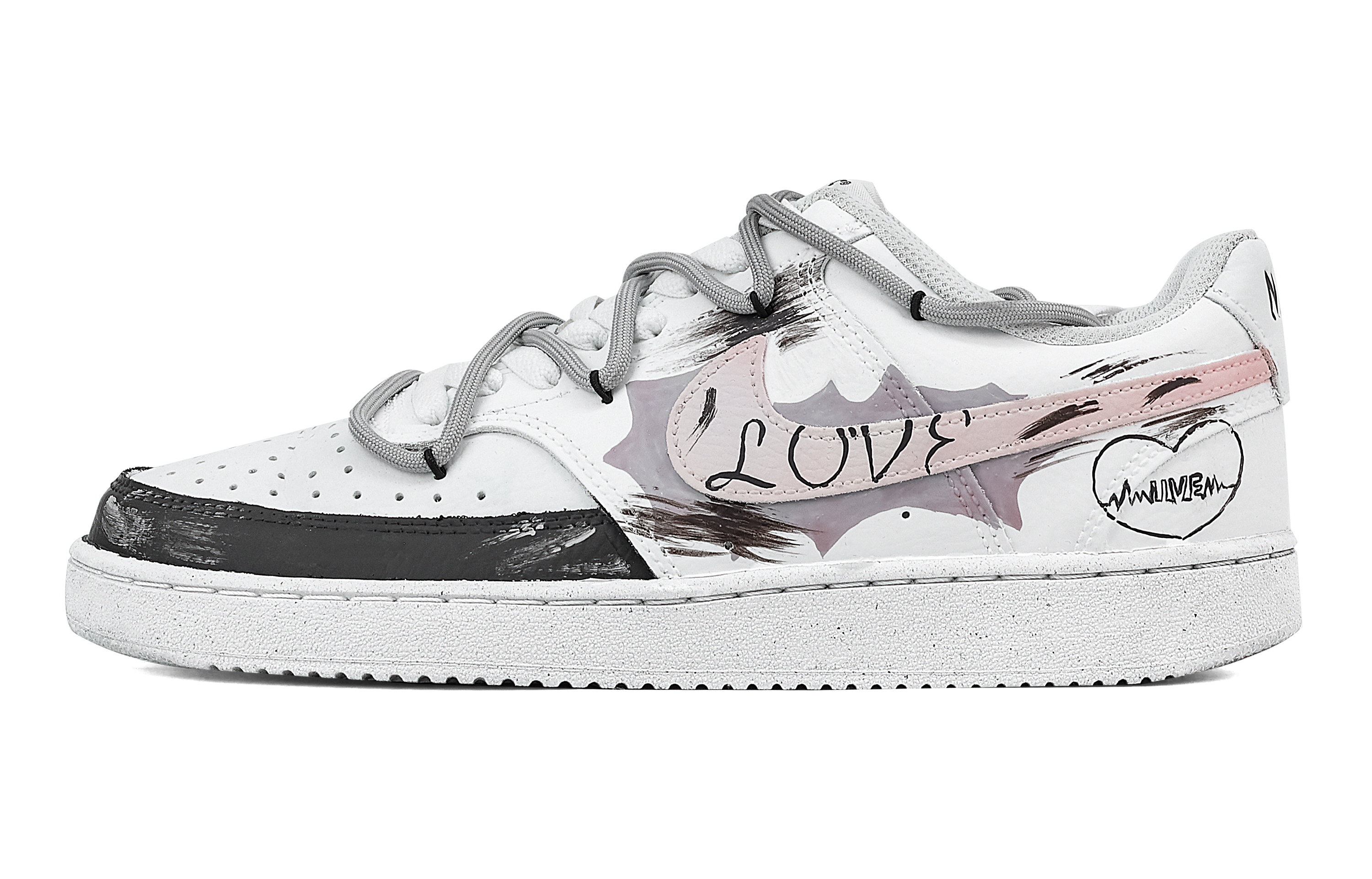 

Nike Кроссовки Court Vision 1 Limited Romantic с антискользящим покрытием, износостойкие, низкие, для скейтбординга, мужские, светло-фиолетовые