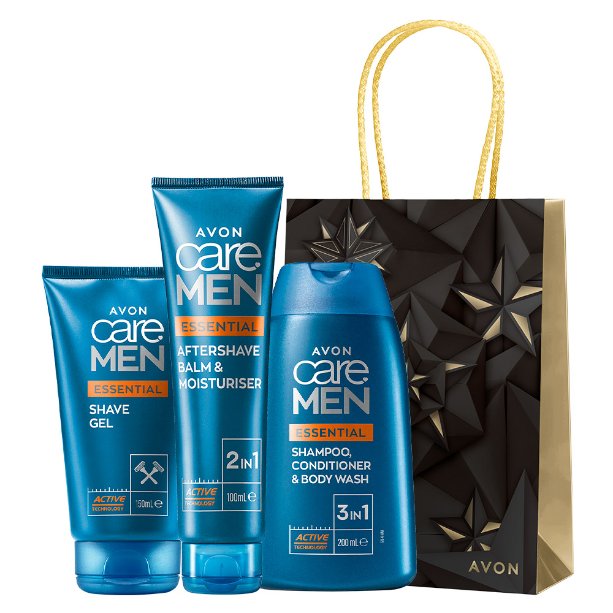 

Мужской набор принадлежностей из 3 предметов + сумка Avon
