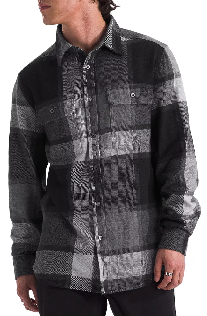 

Мужская фланелевая рубашка The North Face Arroyo, цвет Smoked Pearl Macro Plaid