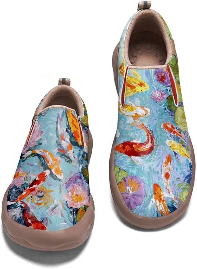 Мокасины мужские повседневные, Slip On, Арт Painted, Мультиколор-01 Solepulse