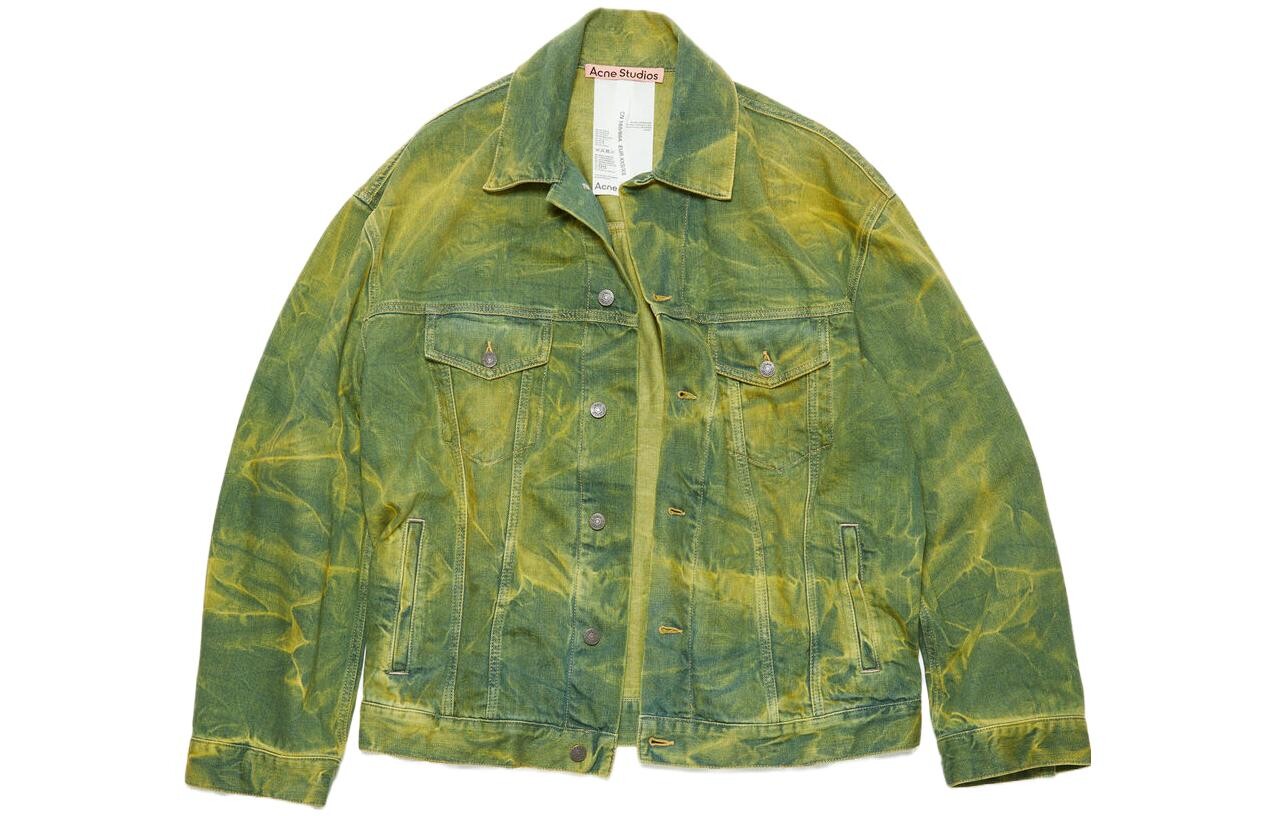 

Джинсовая куртка унисекс зеленый Acne Studios