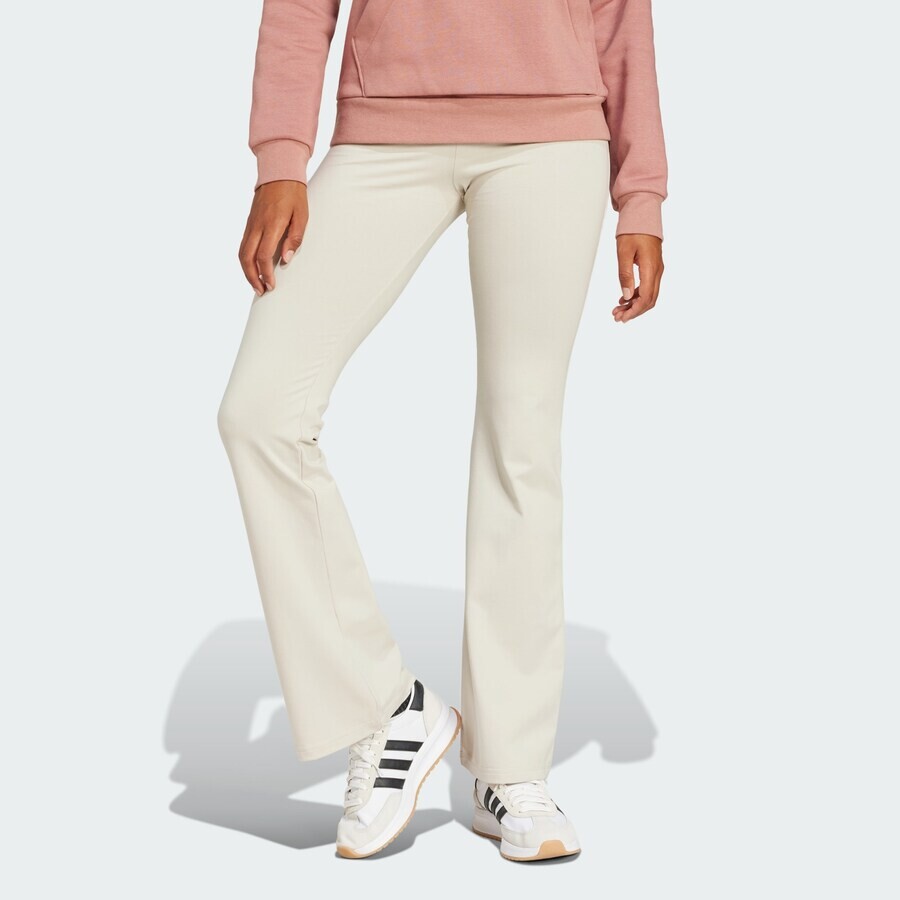 Длинные брюки ADIDAS SPORTSWEAR Flared Workout Pants Essentials, светло-серый — фото 2
