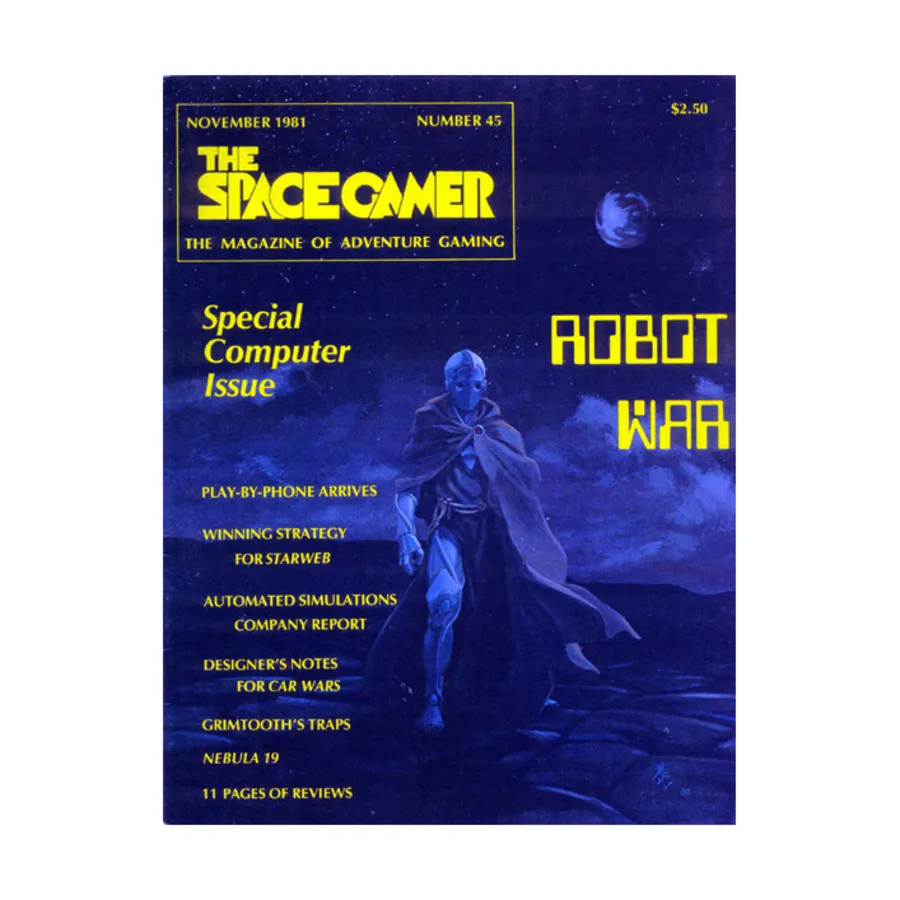 

Журнал #45 "Starweb, Killer, Car Wars Designer Notes, Grimtooth's Traps", Space Gamer Magazine (Various Publishers)