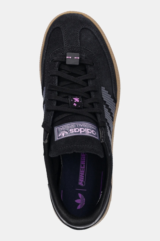 Детские замшевые кроссовки Handball Spezial Adidas Originals, черный — фото 4