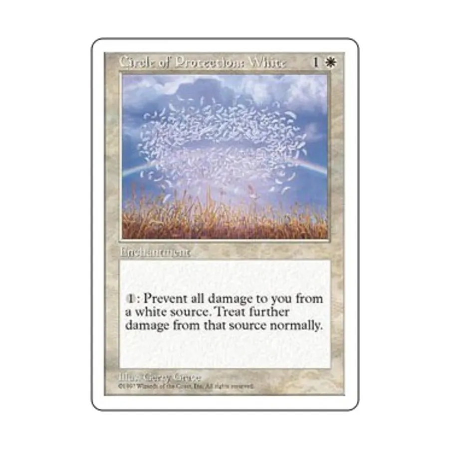 

CCG Круг защиты: Белый (С), MTG - 5th Edition
