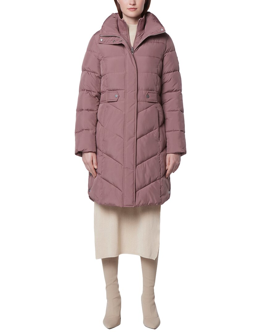 

Длинная куртка Andrew Marc Essential, цвет rose taupe