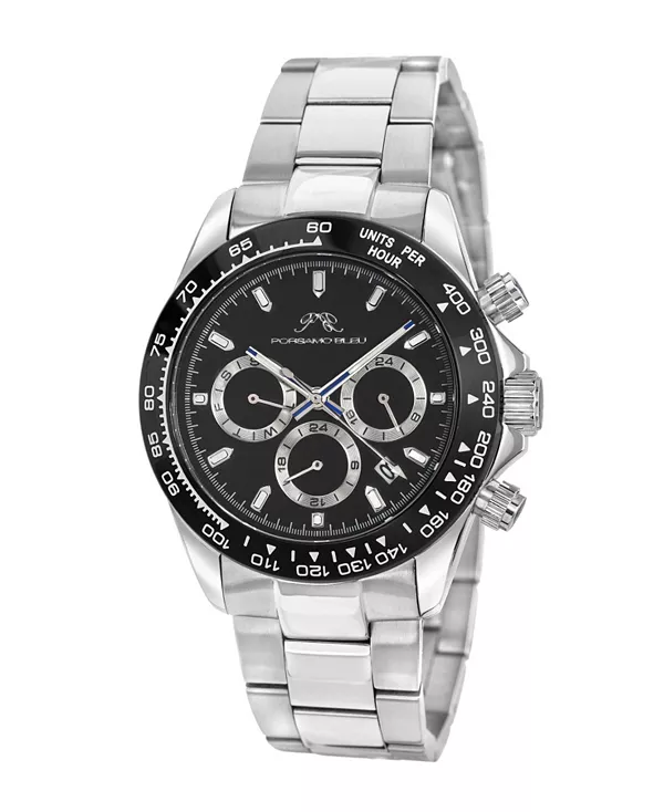 

Мужские часы Preston с браслетом из нержавеющей стали 1032bprs Porsamo Bleu, silver