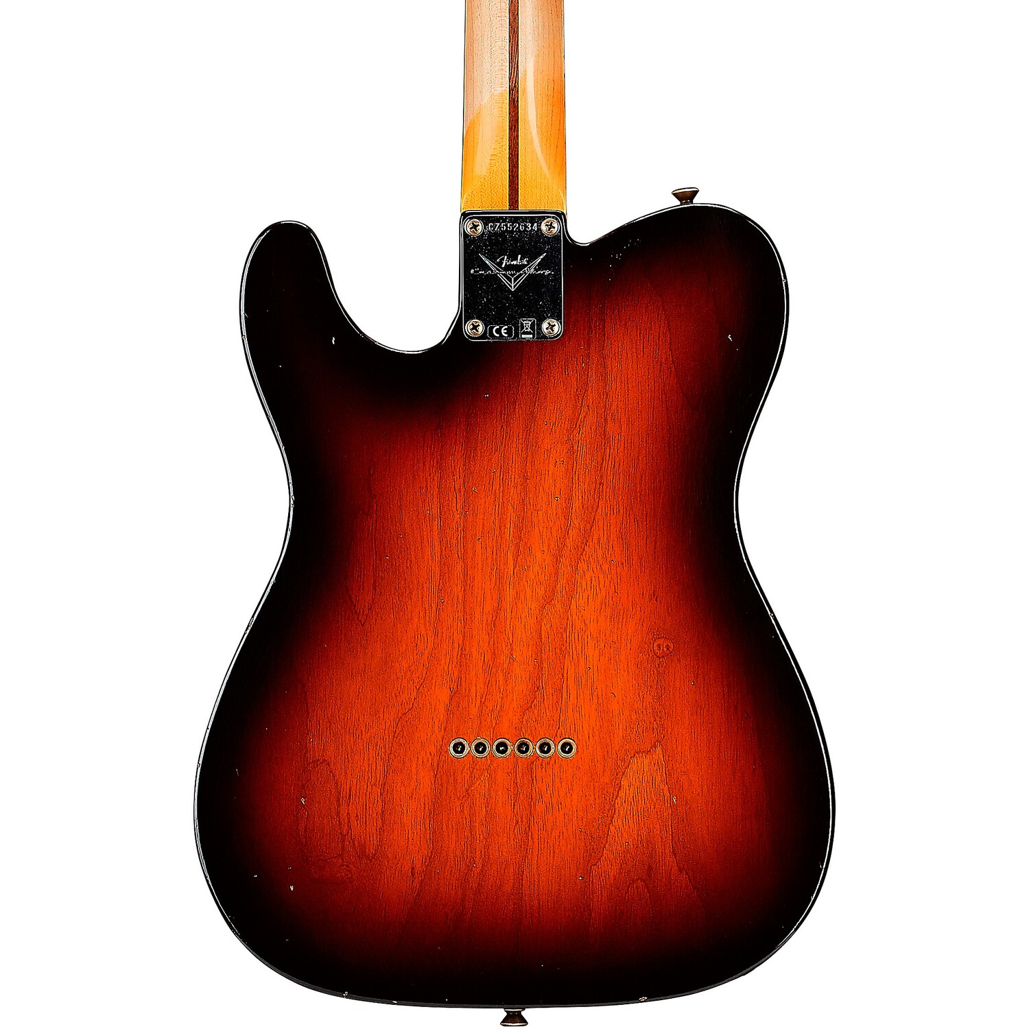 

Электрогитара Fender Custom Shop '58 Telecaster Journeyman Relic, широкоцветная, шоколадная, 3 цвета, солнечные лучи