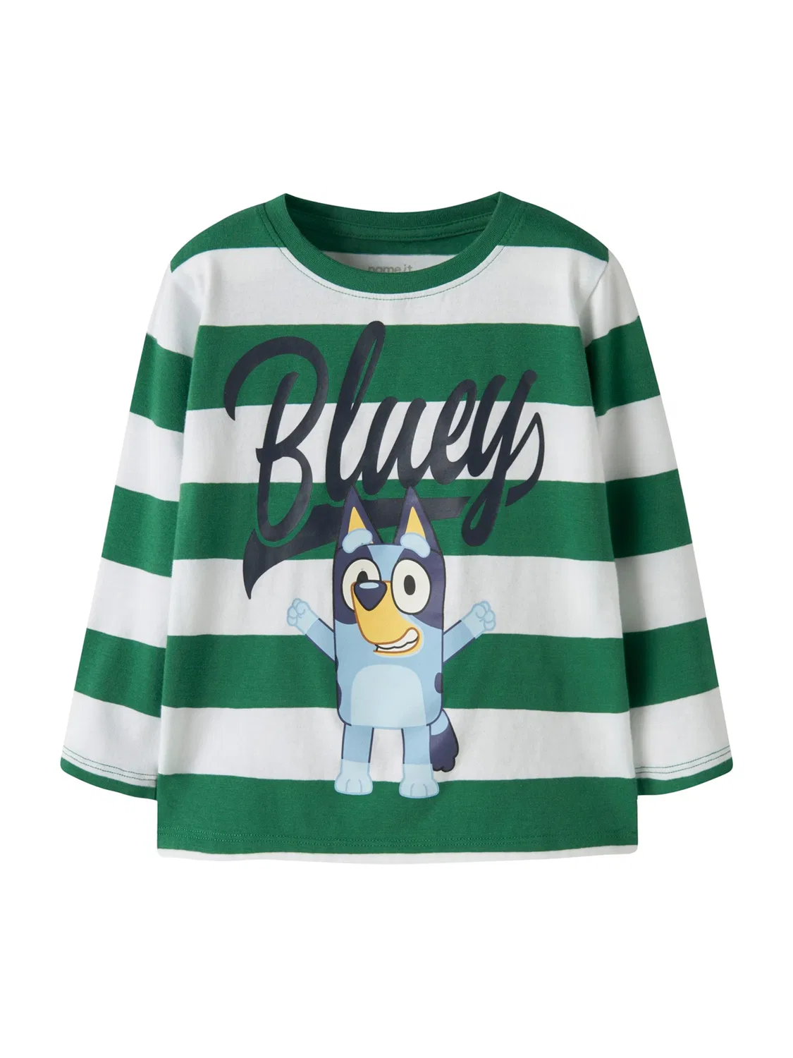 Футболка Name It NMMJustin Bluey зеленого цвета