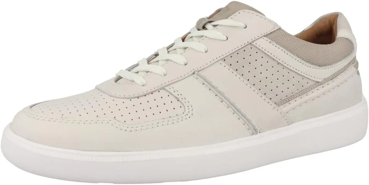 Мужские кроссовки Clarks Cambro Race Trainers, White Combi — фото 4