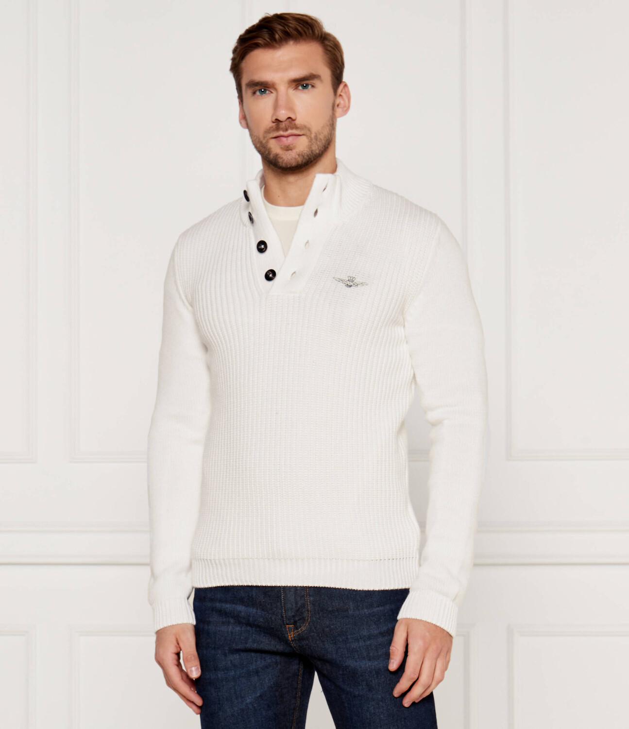 

Свитер Aeronautica Militare Regular Fit, белый