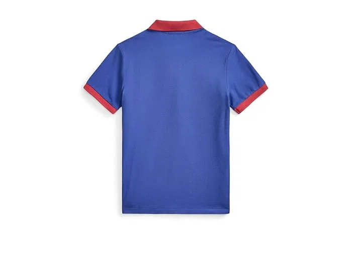 Футболка поло Stretch Cotton Mesh Polo Ralph Lauren Kids, Liberty — фото 2