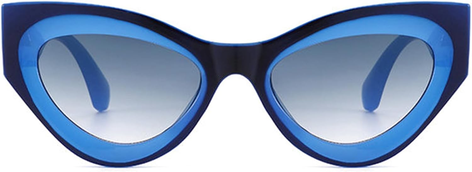 

Willochra — большие солнцезащитные очки в стиле «кошачий глаз» в винтажном стиле для женщин, модные солнцезащитные очки с градиентным переходом цвета, ретро-очки для активного отдыха, защита от УФ-излучения UV400, C3