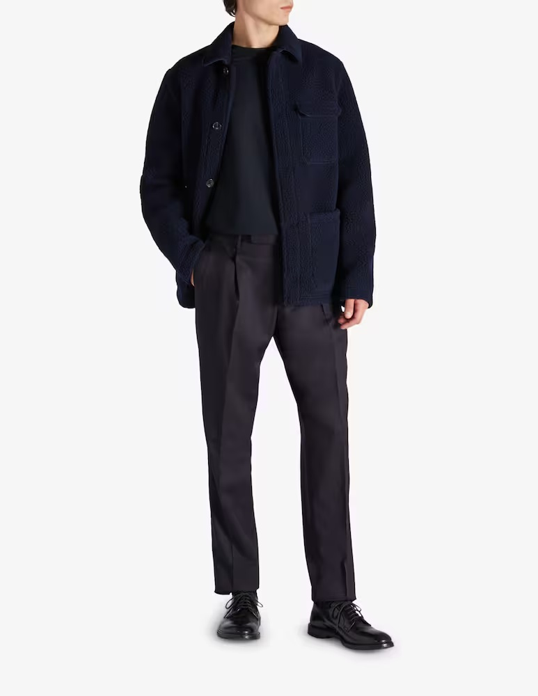 

Футболка Zanone Slim Fit из органического хлопка IceCotton Slowear, цвет Blu Copiativo