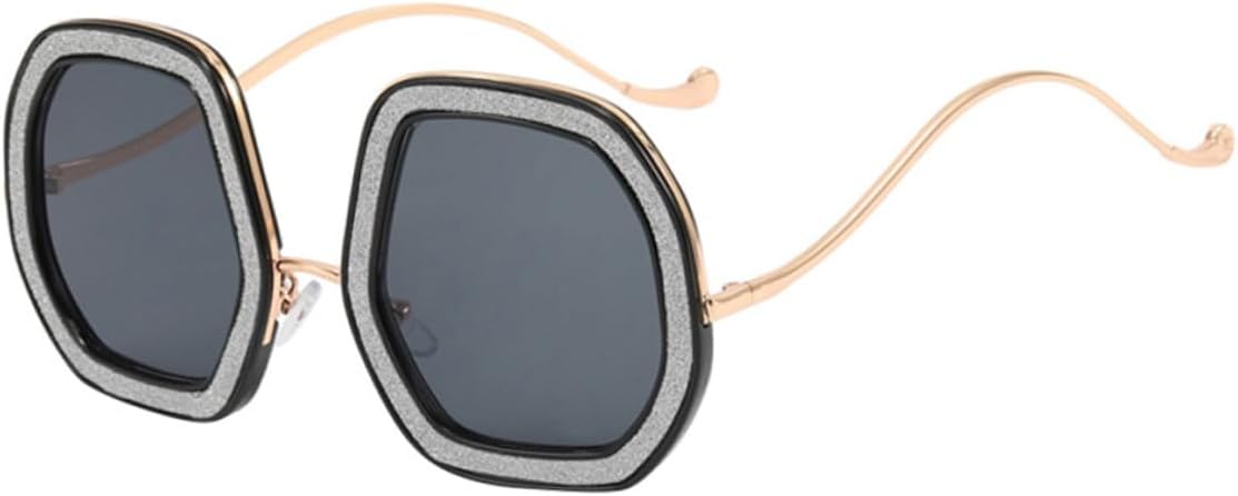 

Большие женские солнцезащитные очки в черной оправе с серыми линзами, декоративные, модные, летние, с защитой от УФ-излучения, в ретро-стиле, для пляжных вечеринок и отдыха на природе Healvian, Grey