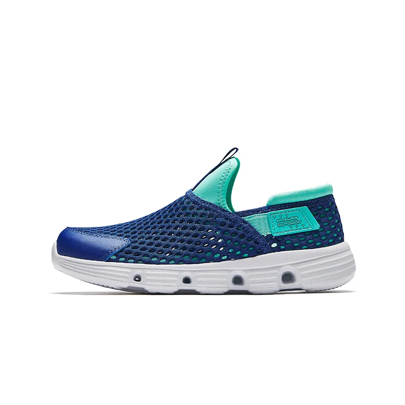 Детские сандалии Mesh с легкой амортизацией и дышащим верхом Antakids, Spectral Blue/Fluorescent Aqua Green