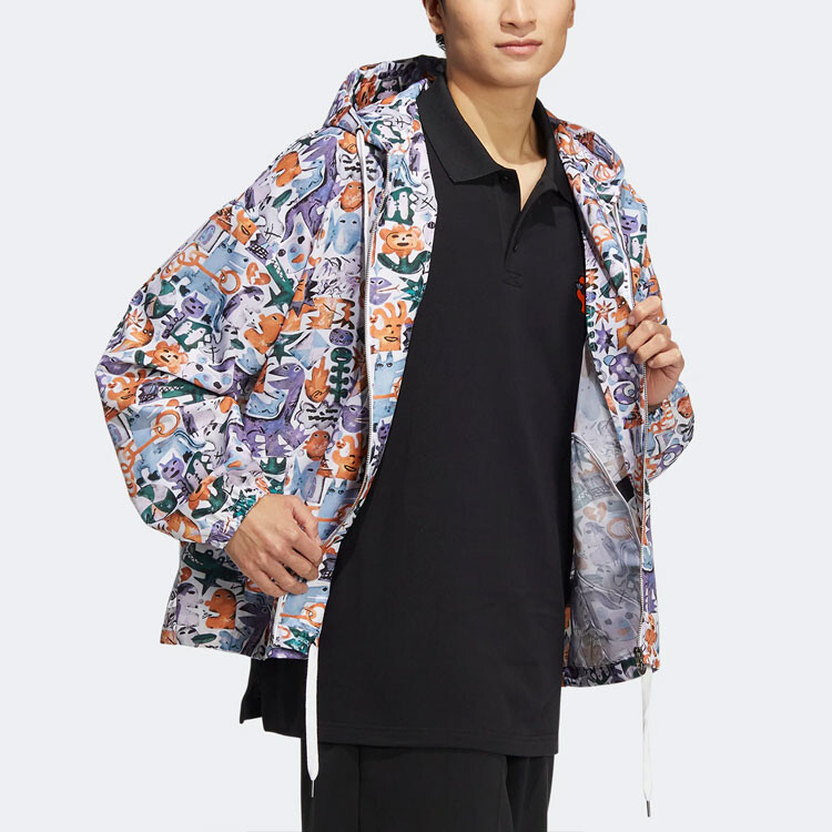 Куртка унисекс многоцветная Adidas Originals, цвет Multicolor — фото 4