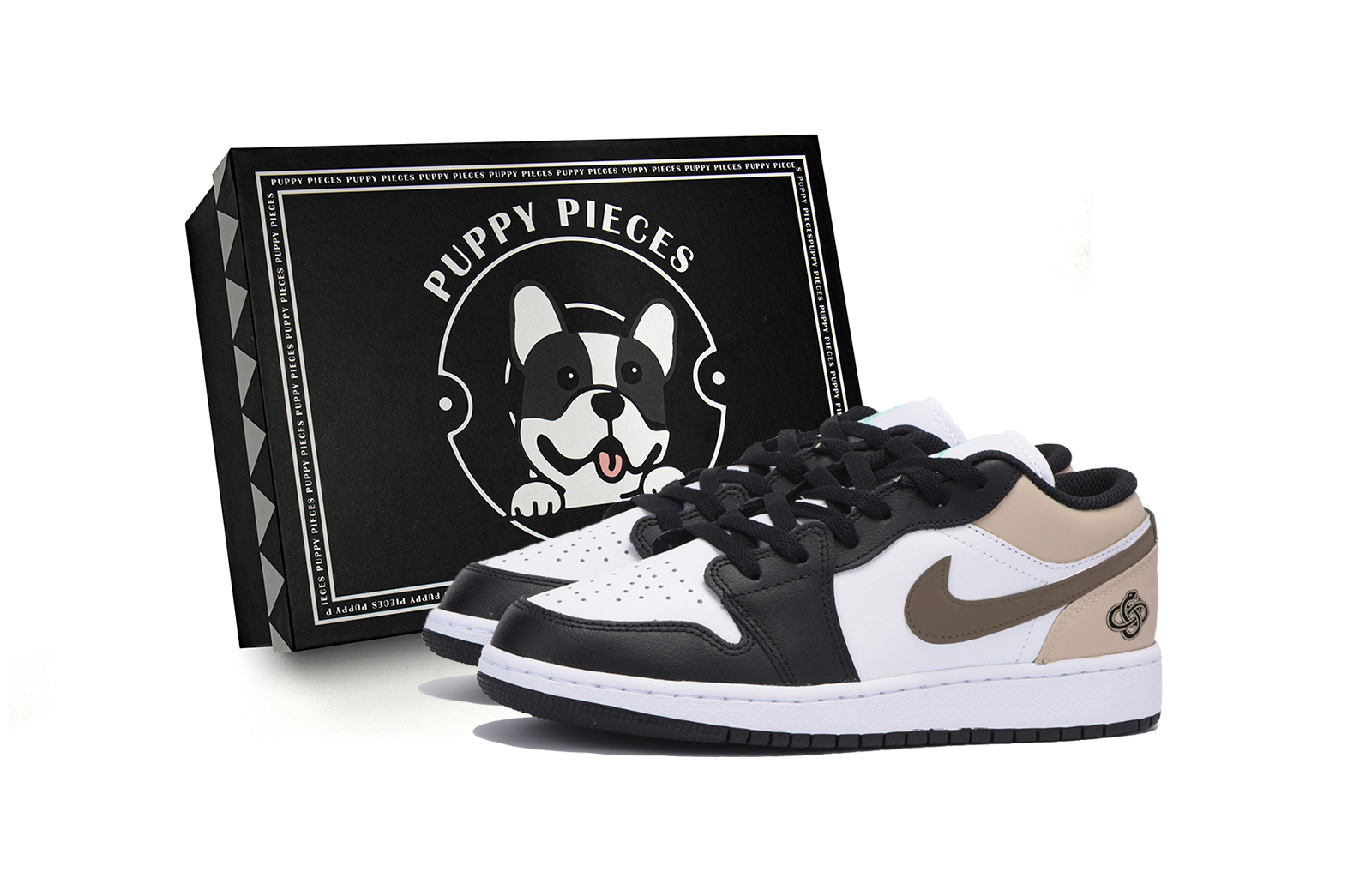 

Баскетбольные кроссовки Air 1 LOW с низким верхом для детей и подростков Jordan, черный