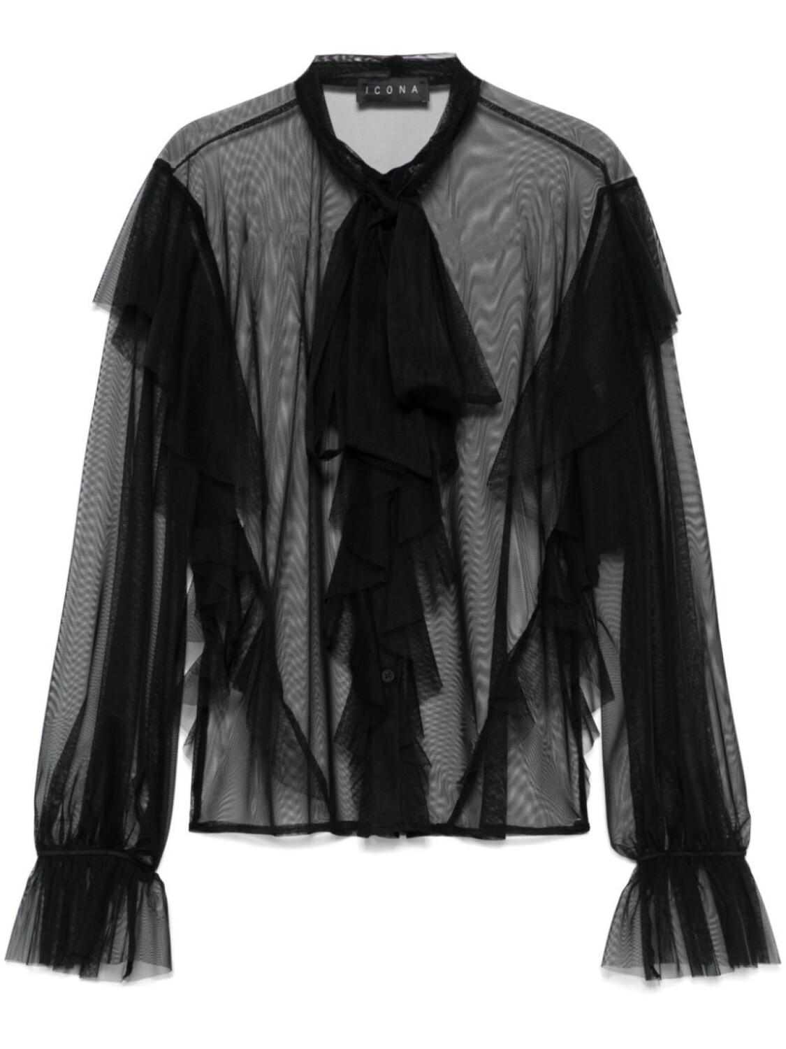 

Блузка с оборками Kaos, черный
