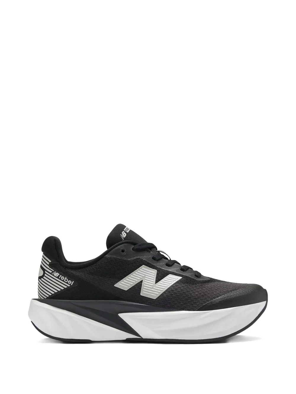 Кроссовки fuelcell rebellace-up с логотипом New Balance Kids, черный — фото 2