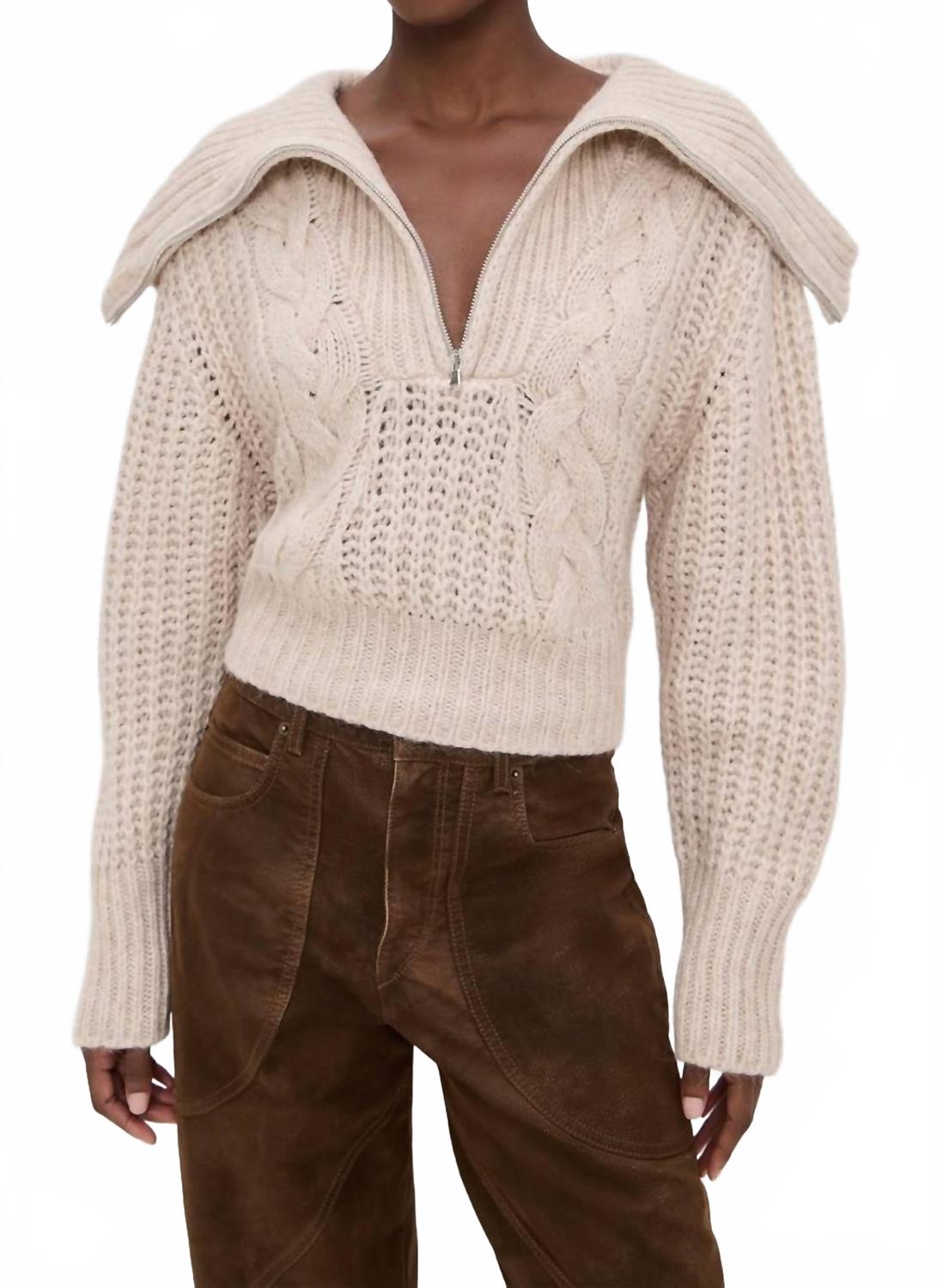 

IRO Бежевый пуловер Swana