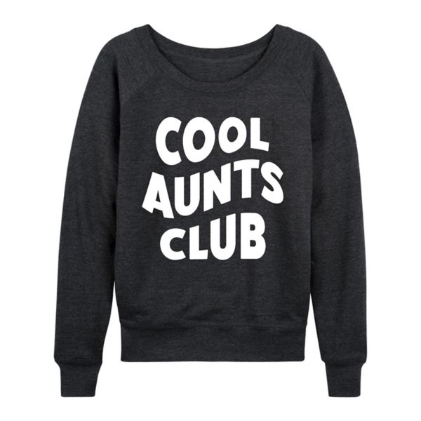 

Женская футболка с длинным рукавом из французского трикотажа Cool Aunts Club Licensed Character, серый
