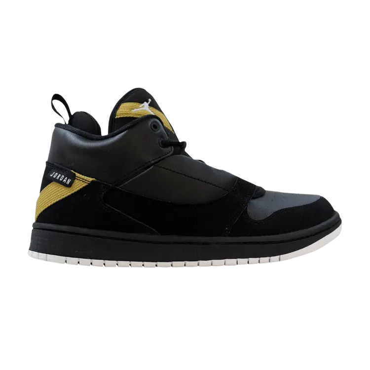 

Кроссовки Jordan Fadeaway GS 'Black Metallic Gold', черный