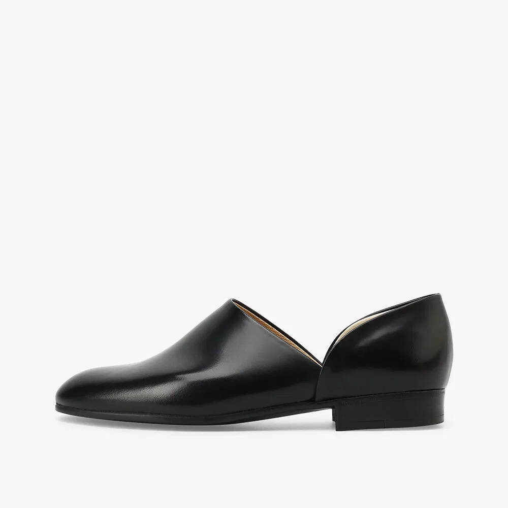 Мужские чёрные блоферы Spoke Loafer 850 от Haruta — фото 2