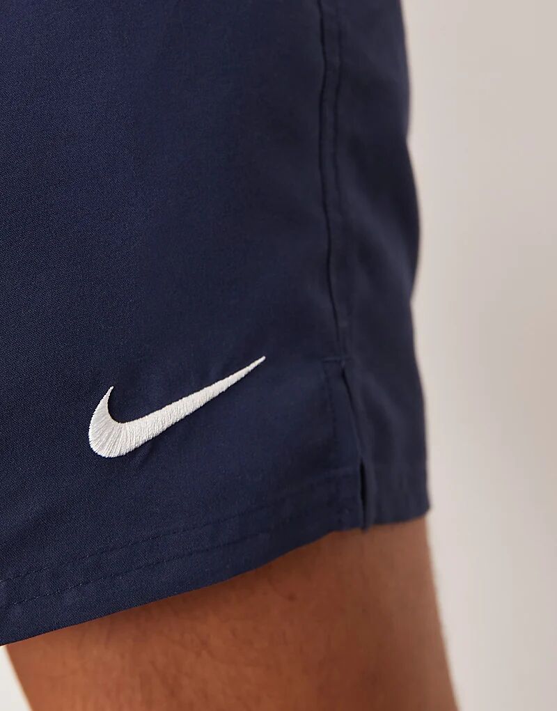Плавки-шорты Nike Volley 5 дюймов темно-синего цвета Nike Swimming — фото 3