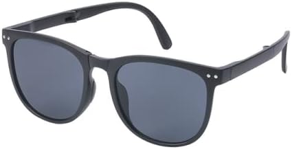 

Складные солнцезащитные очки для женщин, солнцезащитные очки с заклепками, винтажные солнцезащитные очки для мужчин, градиентные очки, защита от УФ-излучения UV400 MTZJH, Black