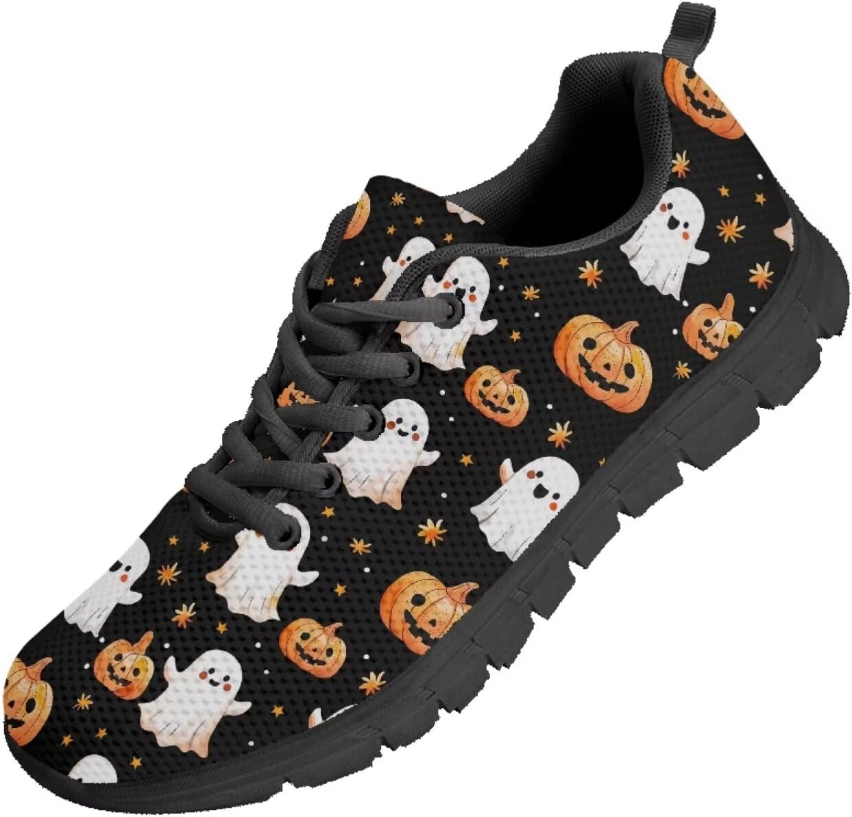 

Мужские кроссовки Funnydude с забавным принтом для прогулок в осенний период, удобные кроссовки для тренировок, Halloween Ghost