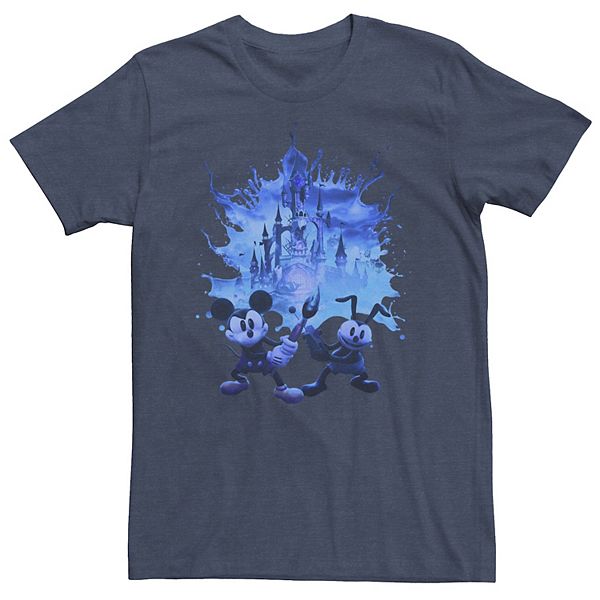 

Футболка Big & tall epic mickey blue hue portal Disney