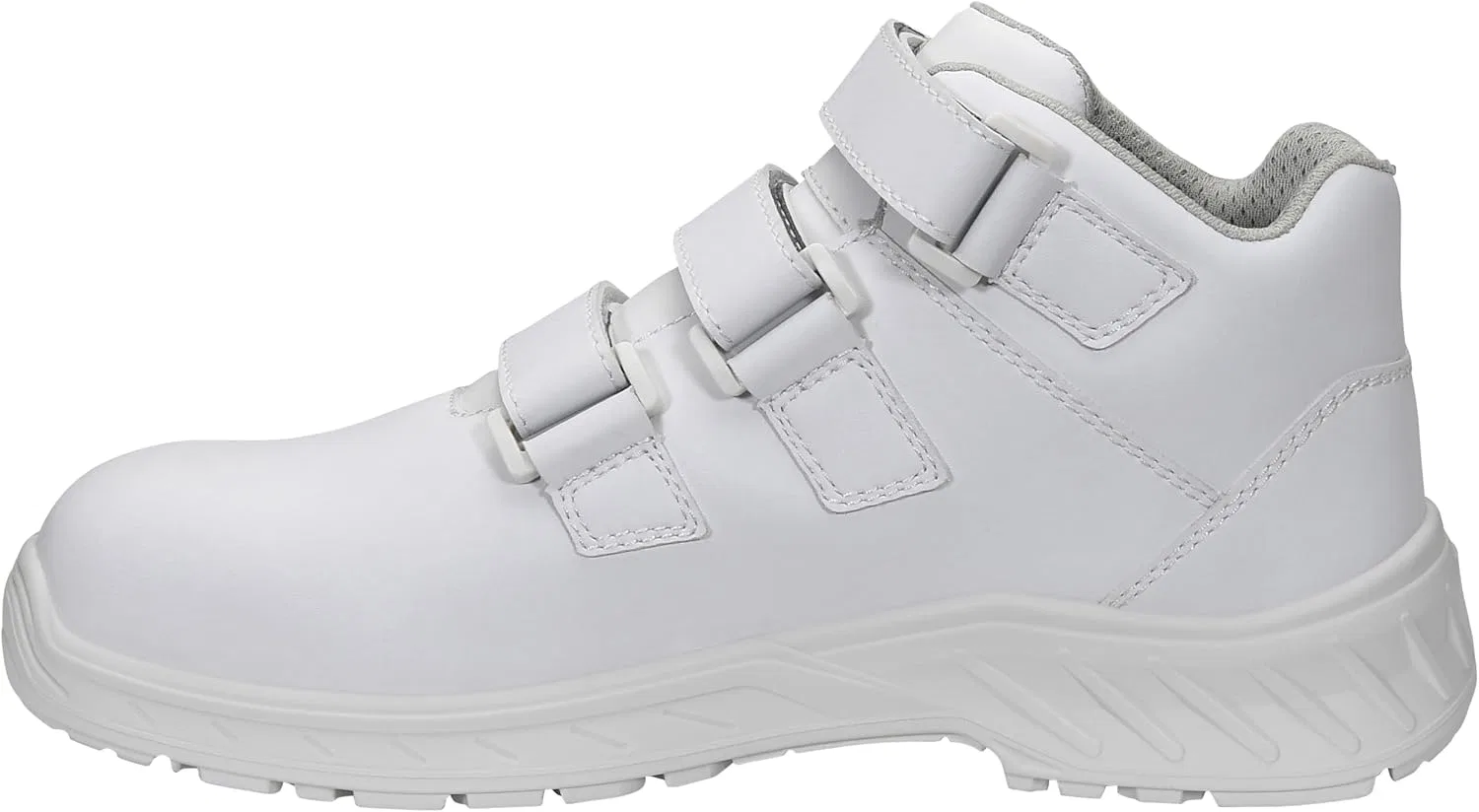 Защитная обувь ELTEN Jori jo_Clean Strap White Mid ESD S3S, женская и мужская, текстиль, композитный защитный носок (легче стального), легкая, классическая — фото 3