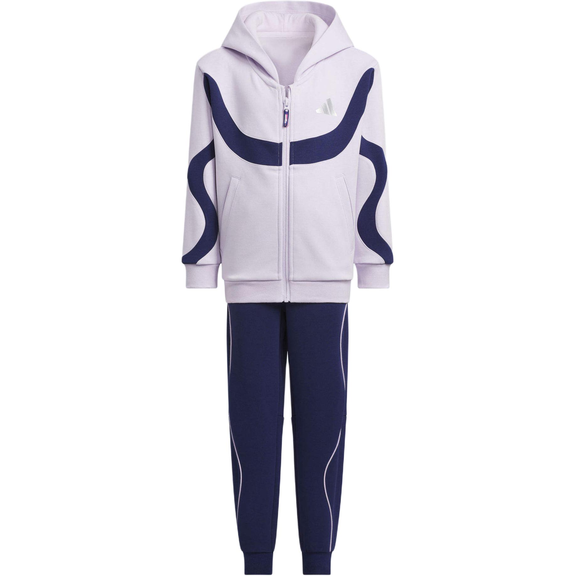 

Adidas Повседневная спортивная одежда коллекция blue purple для детей 3-7 лет