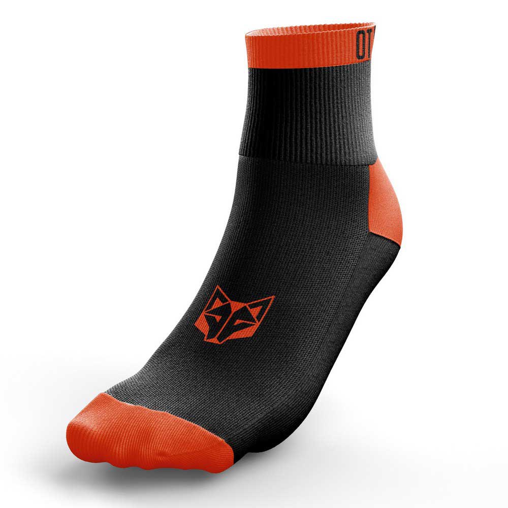 

Носки Otso Calcetines Multi-sport Low Cut Black & Fluo Orange, черный